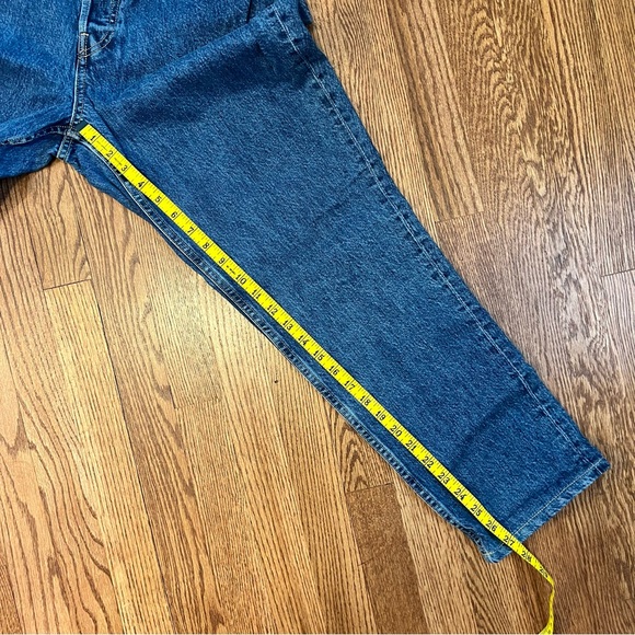 Everlane Curvy 90s Cheeky Straight Jean - Medium Blue Wash / Size 30R - Picture 8 of 9